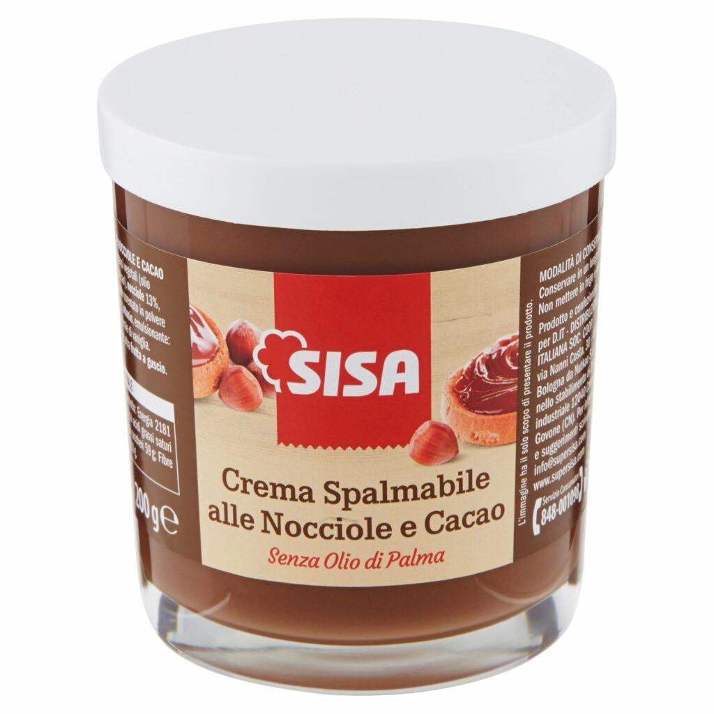 Sisa Crema Spalmabile alle Nocciole e Cacao 200 g