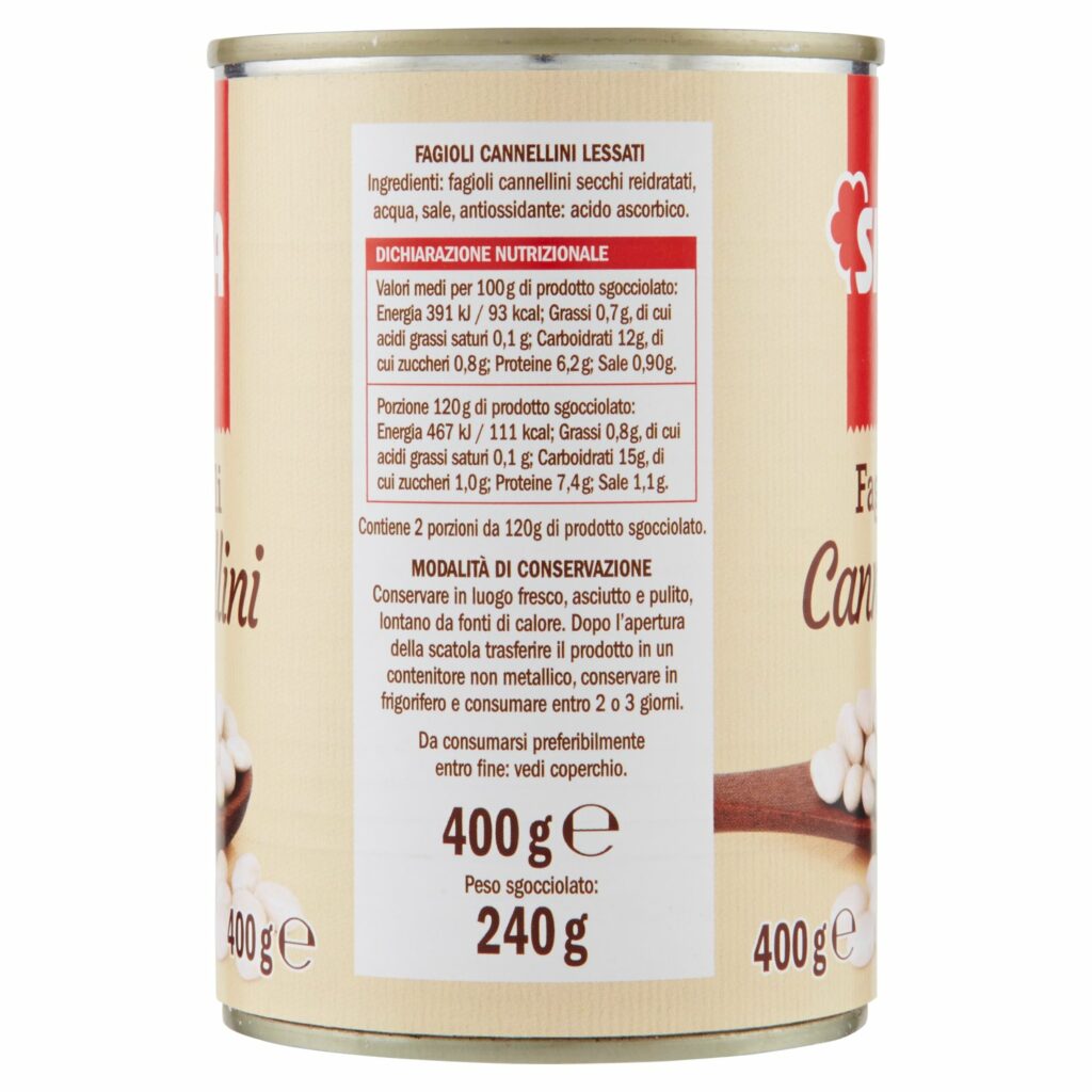 Sisa Fagioli Cannellini 400 g