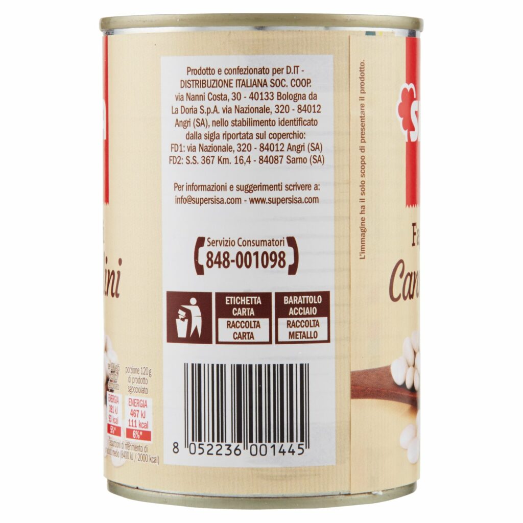 Sisa Fagioli Cannellini 400 g