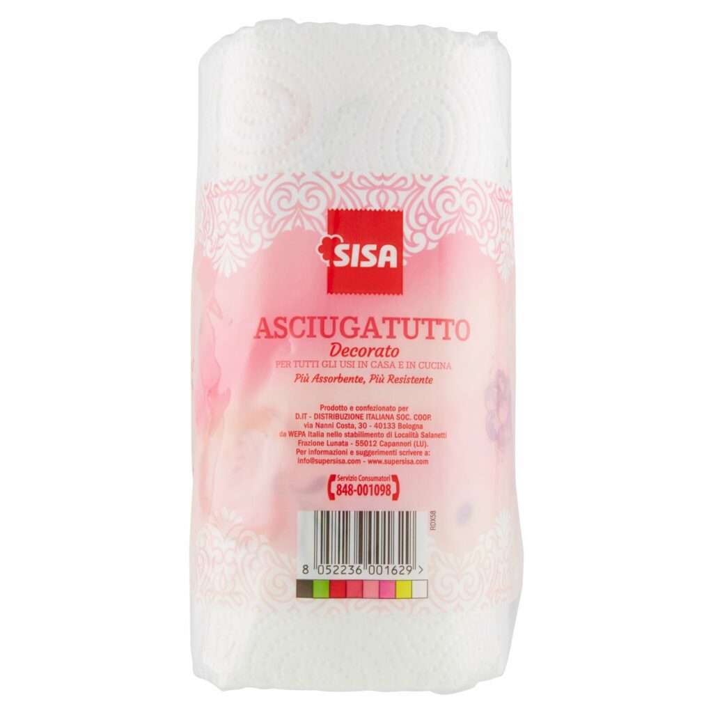 Sisa Asciugatutto Decorato 3 pz