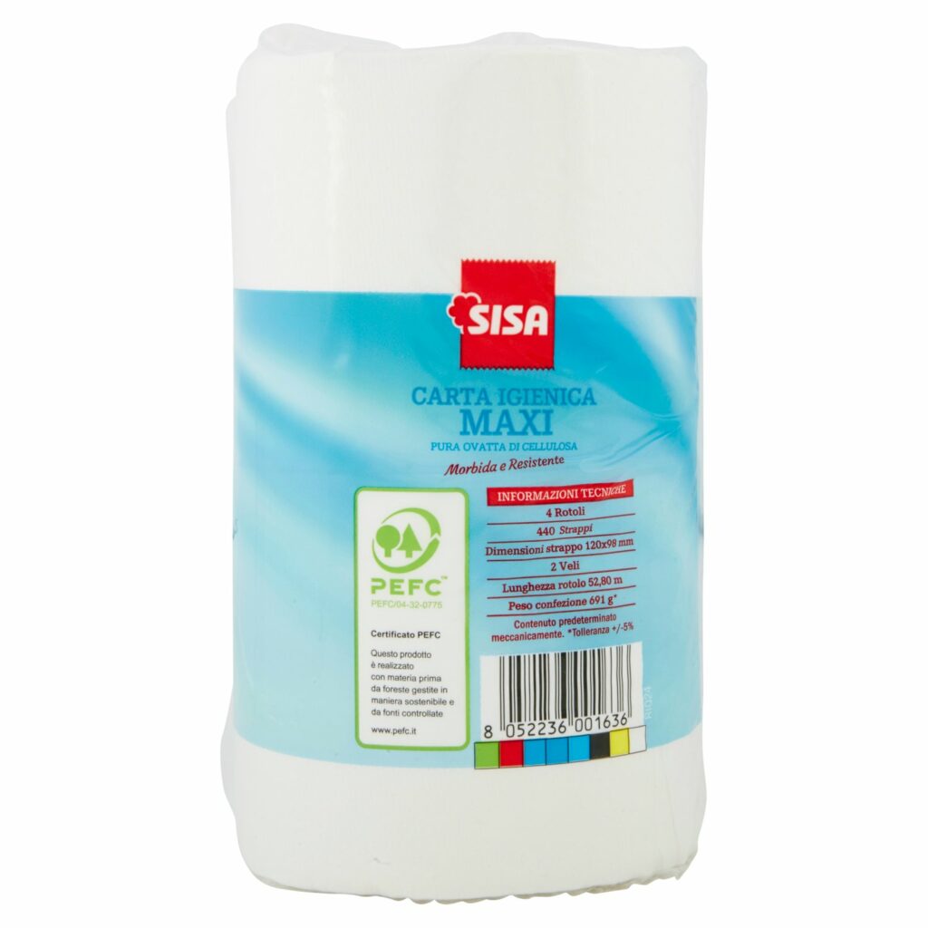 Sisa Carta Igienica Maxi 4 pz