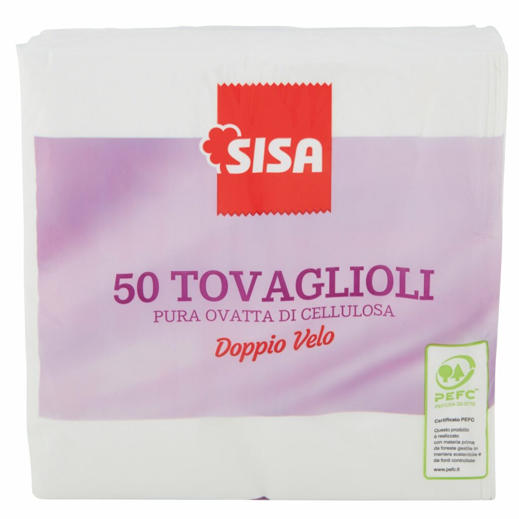 Sisa Tovaglioli Doppio Velo 50 pz