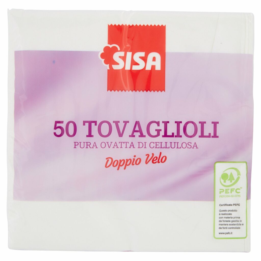 Sisa Tovaglioli Doppio Velo 50 pz
