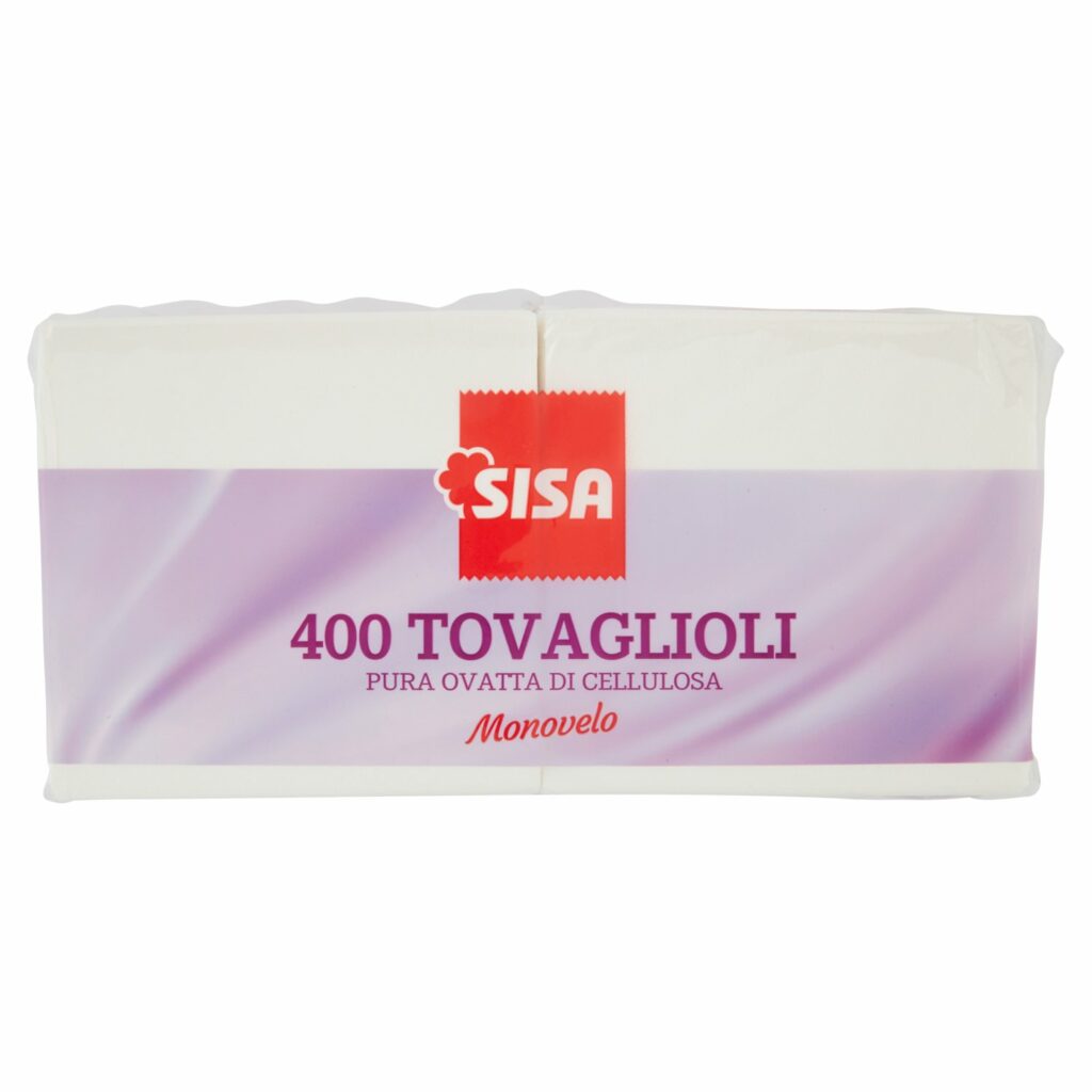 Sisa Tovaglioli Monovelo 400 pz