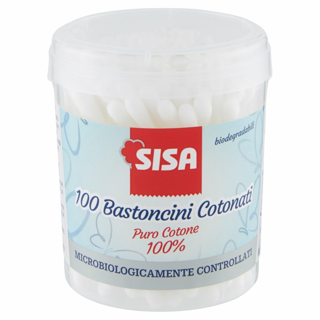 Sisa Bastoncini Cotonati 100 pz