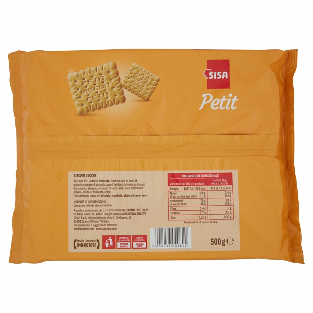 Sisa Petit Biscotti Secchi 500 g