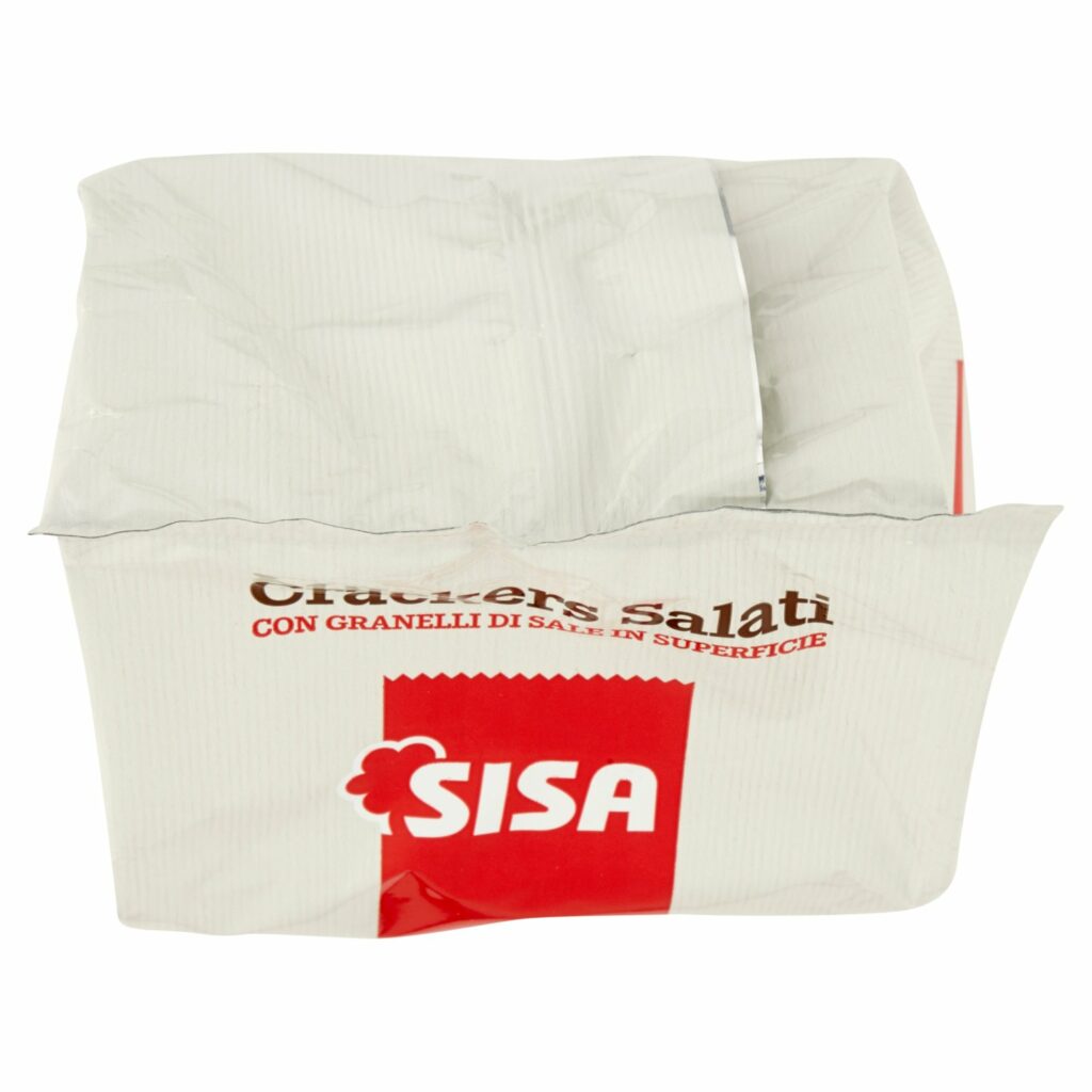 Sisa Crackers con Granelli di Sale in Superficie 500 g