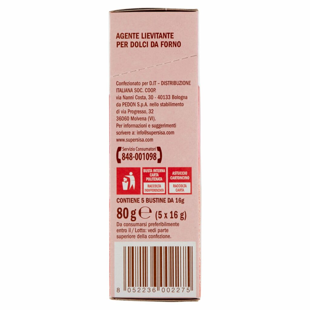 Sisa Lievito 5 x 16 g