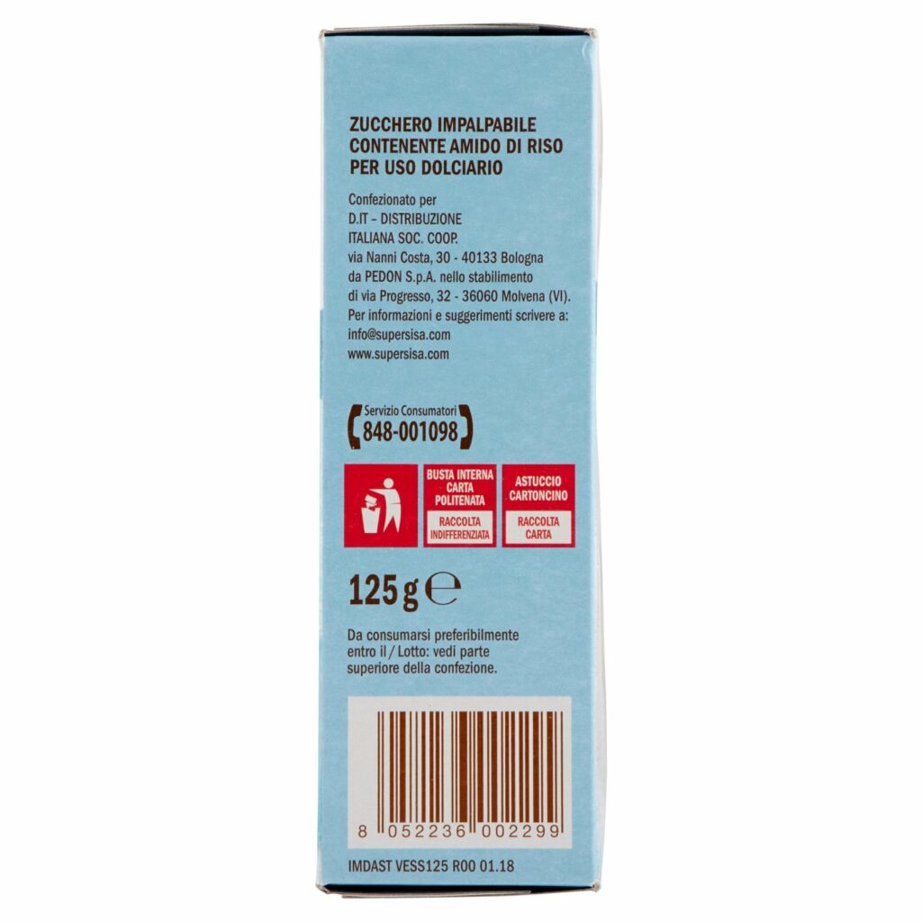 Sisa Zucchero a Velo 125 g