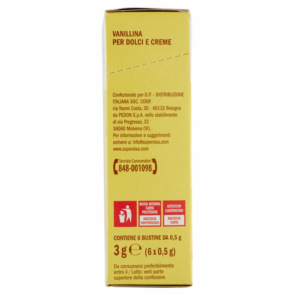 Sisa Vanillina 6 x 0,5 g