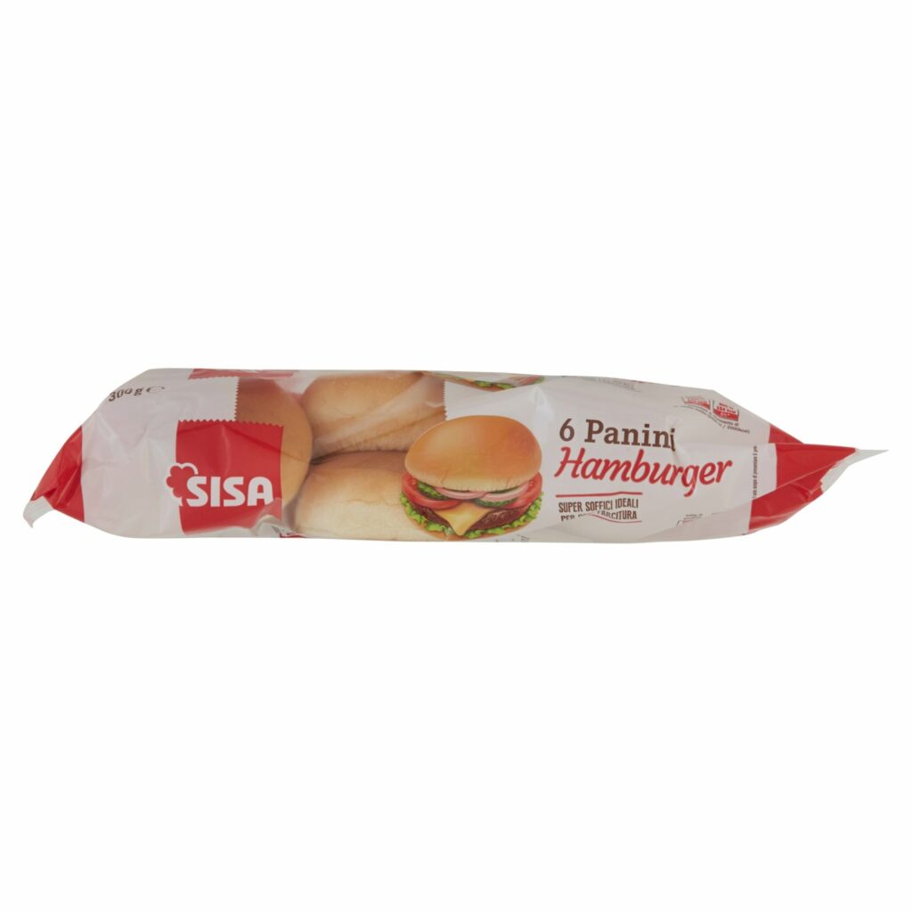 Sisa Panini Hamburger 6 pezzi 300 g