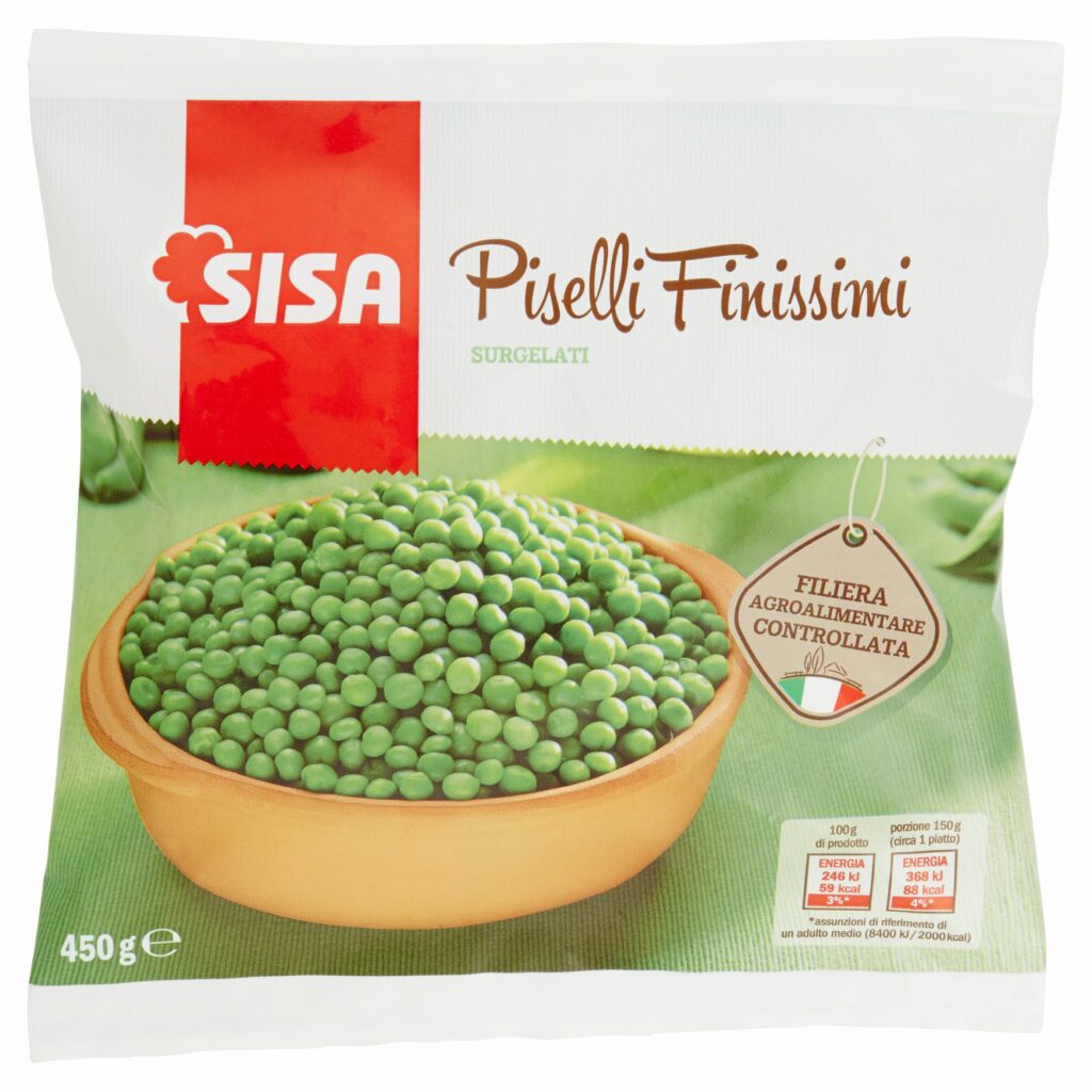 Sisa Piselli Finissimi Surgelati 450 g