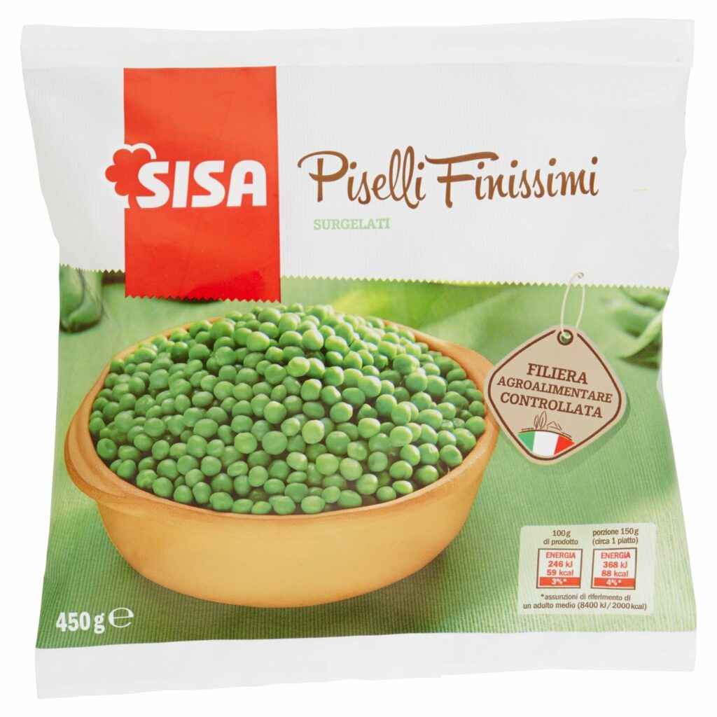 Sisa Piselli Finissimi Surgelati 450 g