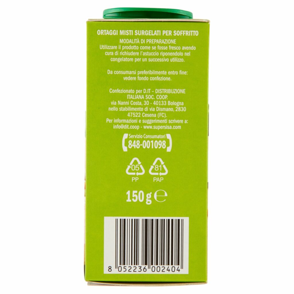 Sisa Misto tritato per soffritto Surgelato 150 g