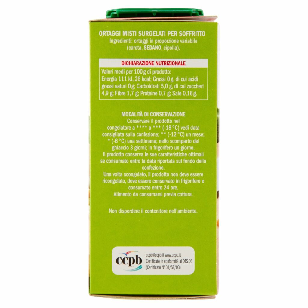 Sisa Misto tritato per soffritto Surgelato 150 g