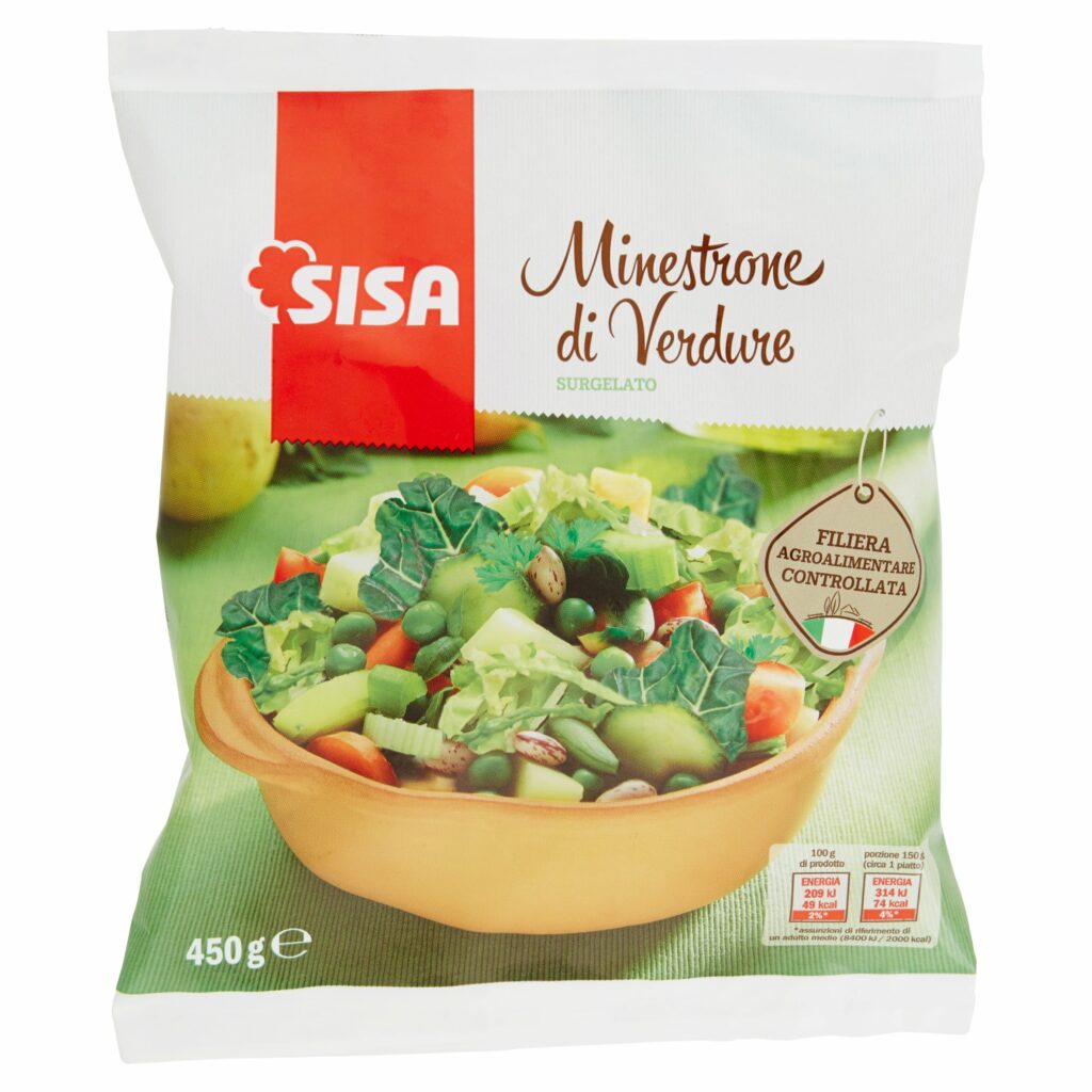 Sisa Minestrone di Verdure Surgelato 450 g
