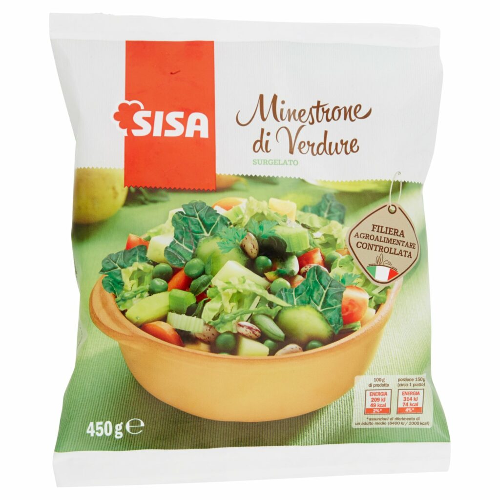 Sisa Minestrone di Verdure Surgelato 450 g
