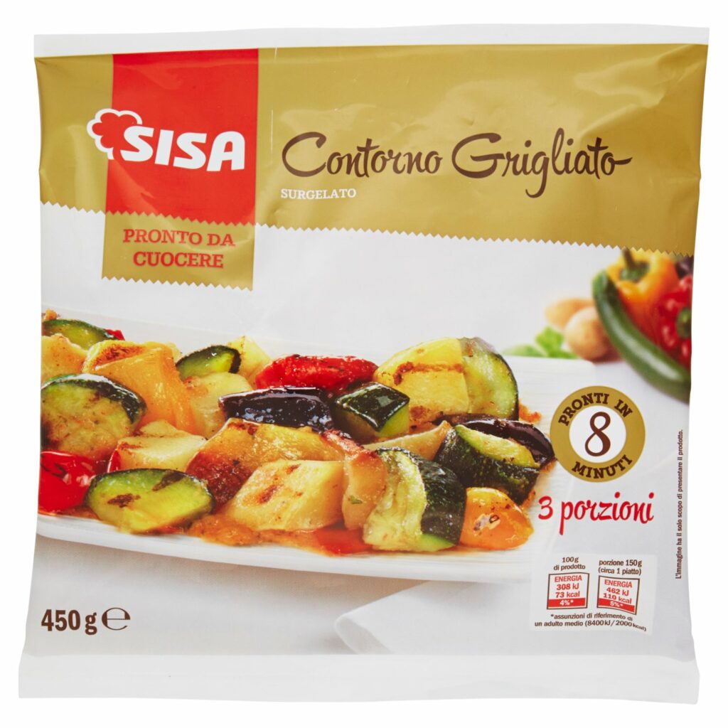 Sisa Contorno Grigliato Surgelato 450 g