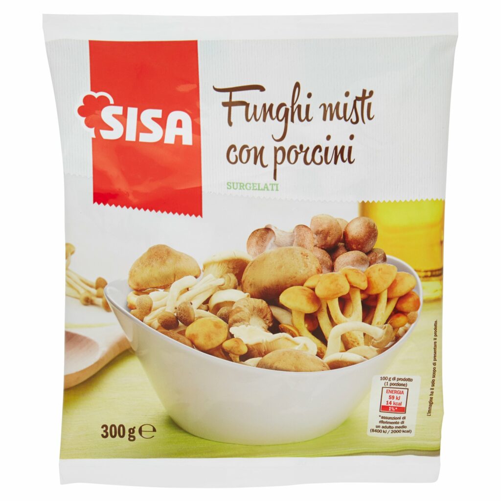 Sisa Funghi misti con porcini Surgelati 300 g