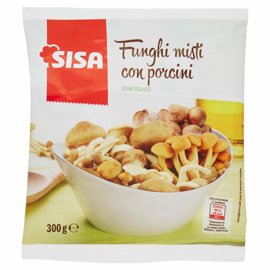 Sisa Funghi misti con porcini Surgelati 300 g