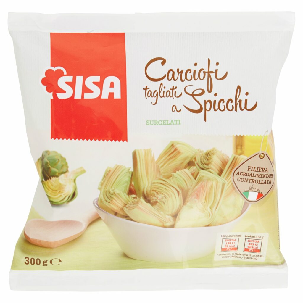 Sisa Carciofi tagliati a Spicchi Surgelati 300 g