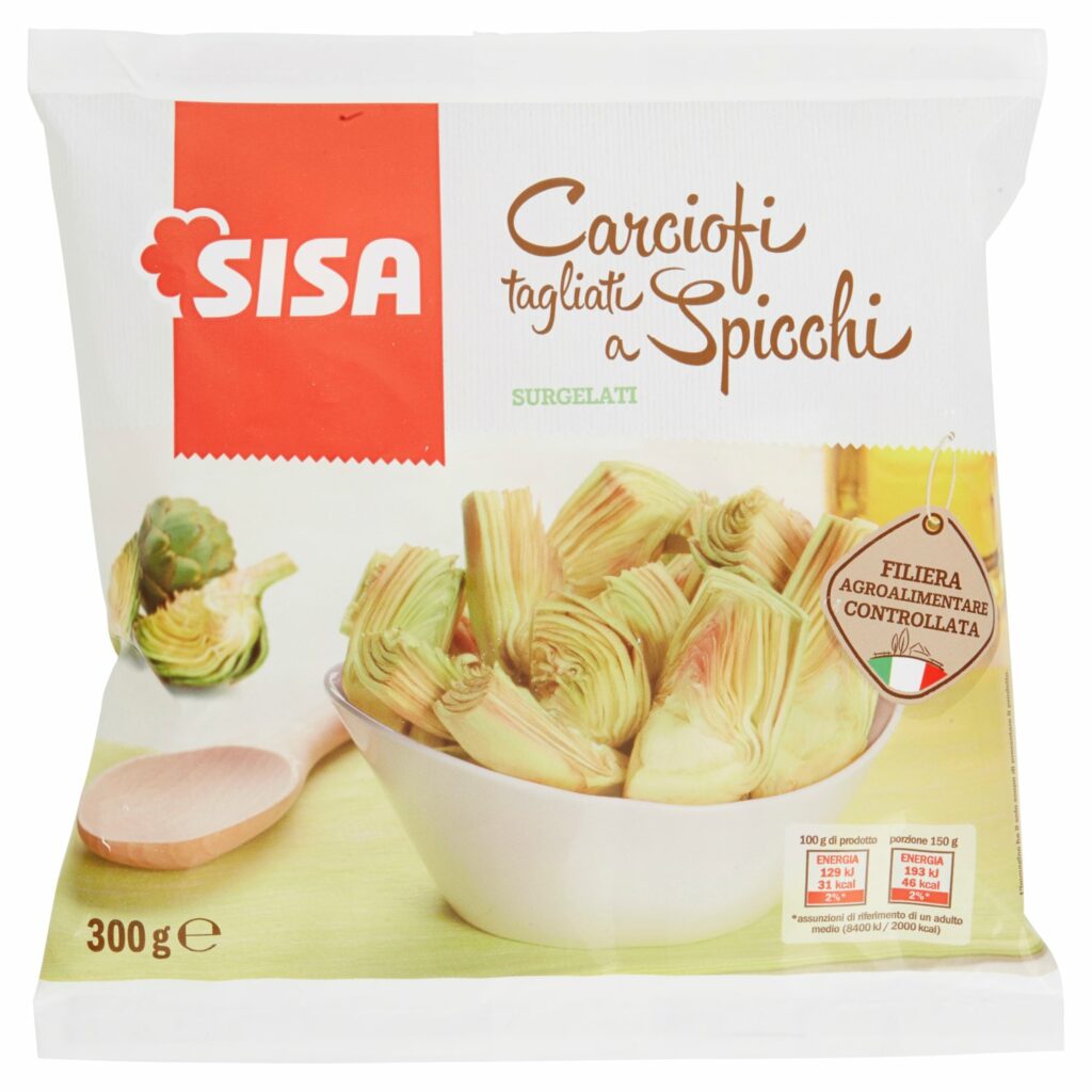 Sisa Carciofi tagliati a Spicchi Surgelati 300 g