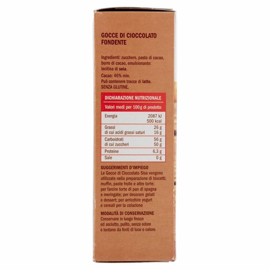 Sisa Gocce di Cioccolato 200 g