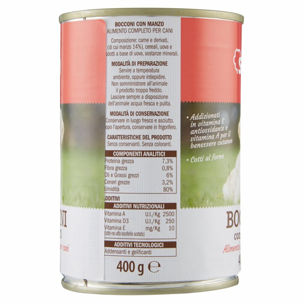 Sisa Bocconi con Manzo 400 g