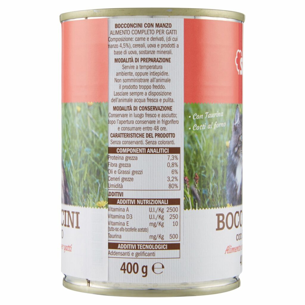 Sisa Bocconcini con Manzo 400 g