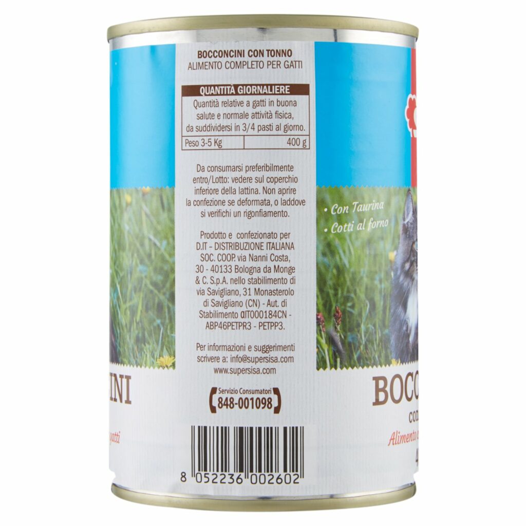 Sisa Bocconcini con Tonno 400 g