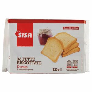Sisa 36 Fette Biscottate Dorate 320 g