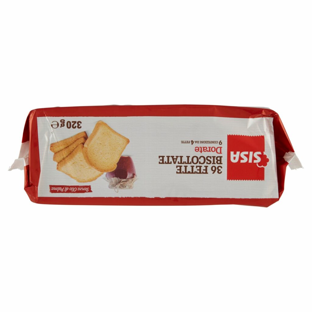 Sisa 36 Fette Biscottate Dorate 320 g