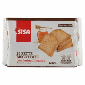 Sisa 36 Fette Biscottate con Farina Integrale 320 g