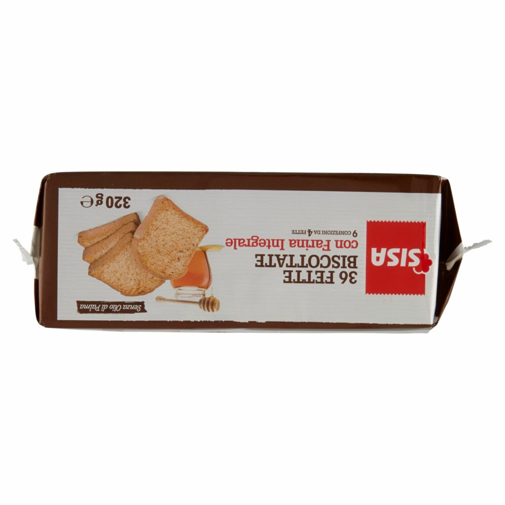 Sisa 36 Fette Biscottate con Farina Integrale 320 g