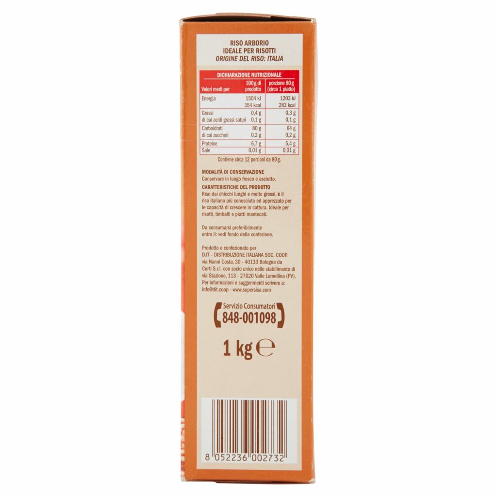 Sisa Riso Arborio 1 kg