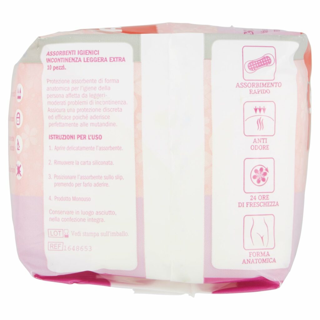 Sisa Assorbenti Igienici per Incontinenza Leggera Femminile Misura Grande 10 pz