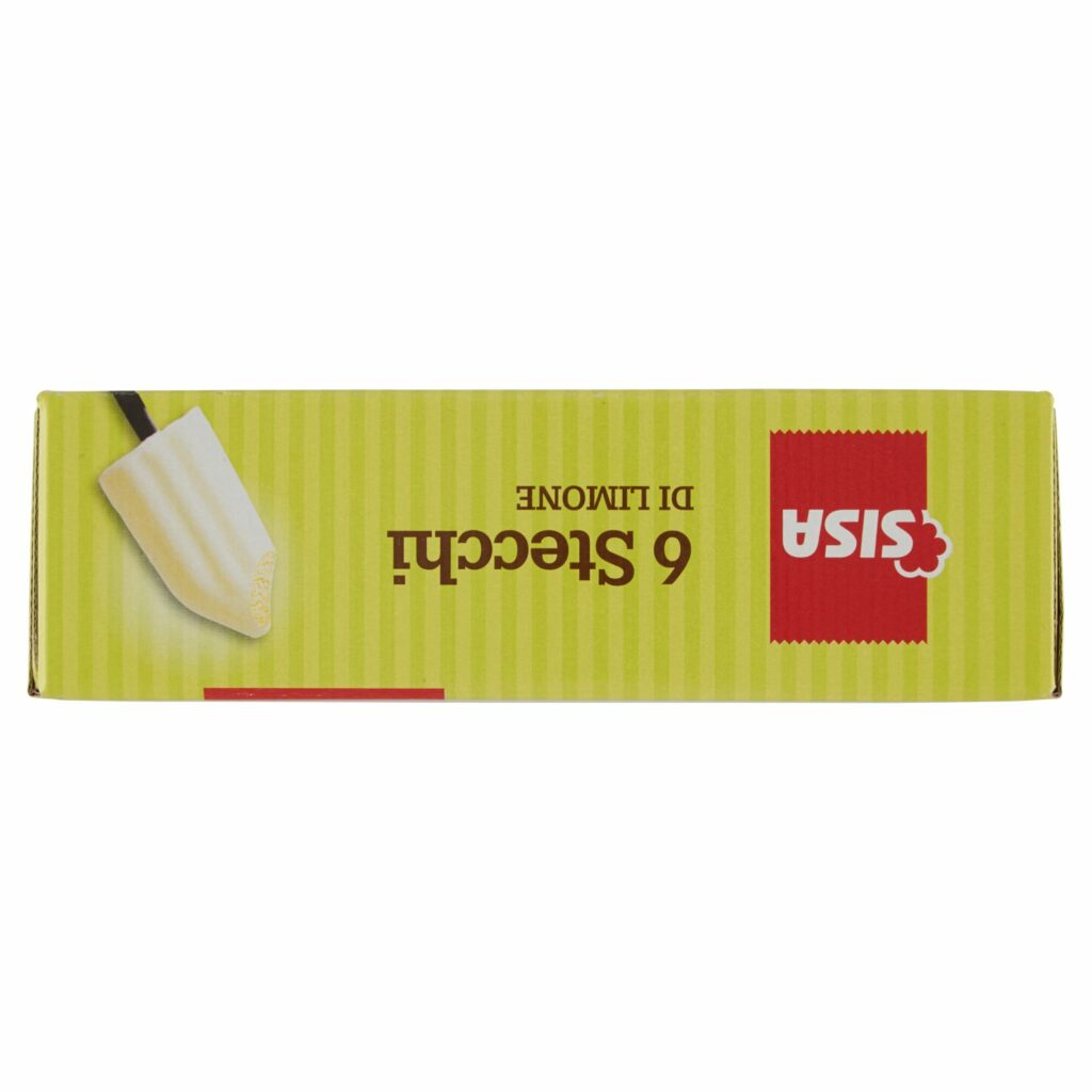Sisa Stecchi di Limone Bastoncino di liquirizia 6 x 80 g