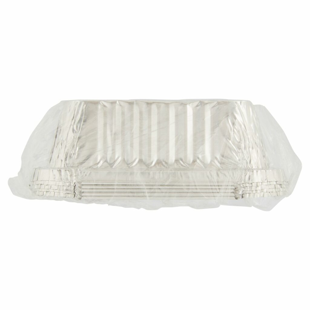 Sisa Vaschette in Alluminio con Coperchio 1 Porzione 5 pz