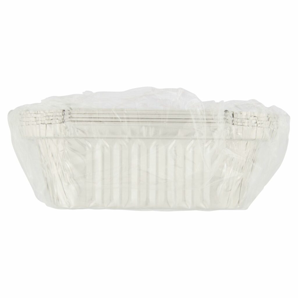 Sisa Vaschette in Alluminio con Coperchio 1 Porzione 5 pz