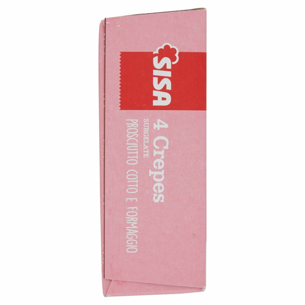 Sisa 4 Crepes Prosciutto e Formaggio Surgelate 4 x 63 g