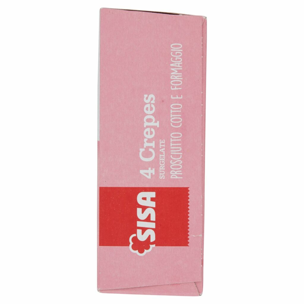 Sisa 4 Crepes Prosciutto e Formaggio Surgelate 4 x 63 g