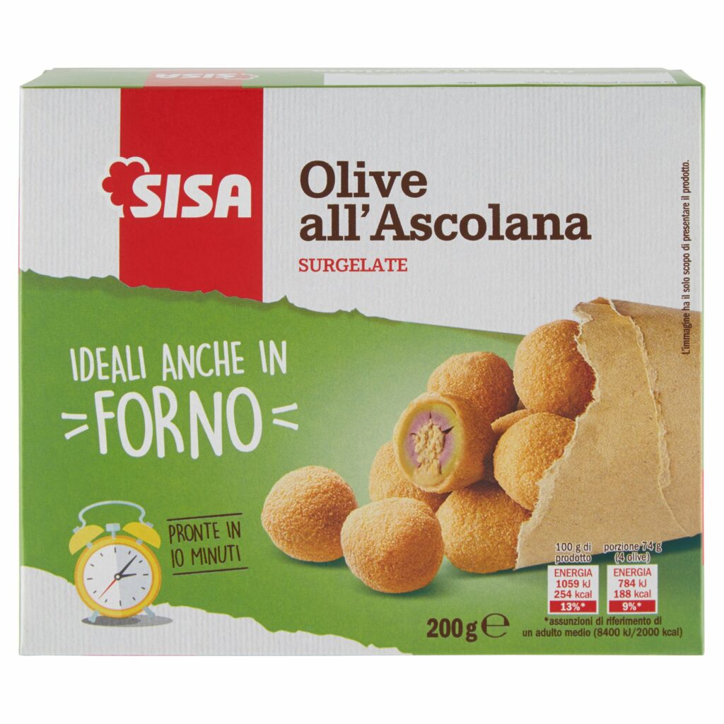 Sisa Olive all'Ascolana Surgelate 200 g