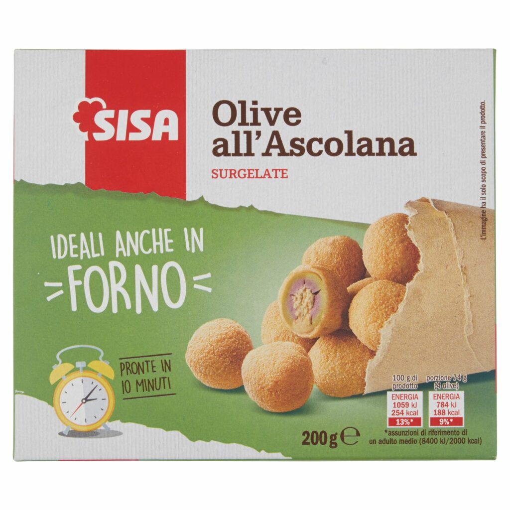 Sisa Olive all'Ascolana Surgelate 200 g