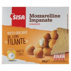 Sisa Mozzarelline Impanate	 Surgelate 200 g