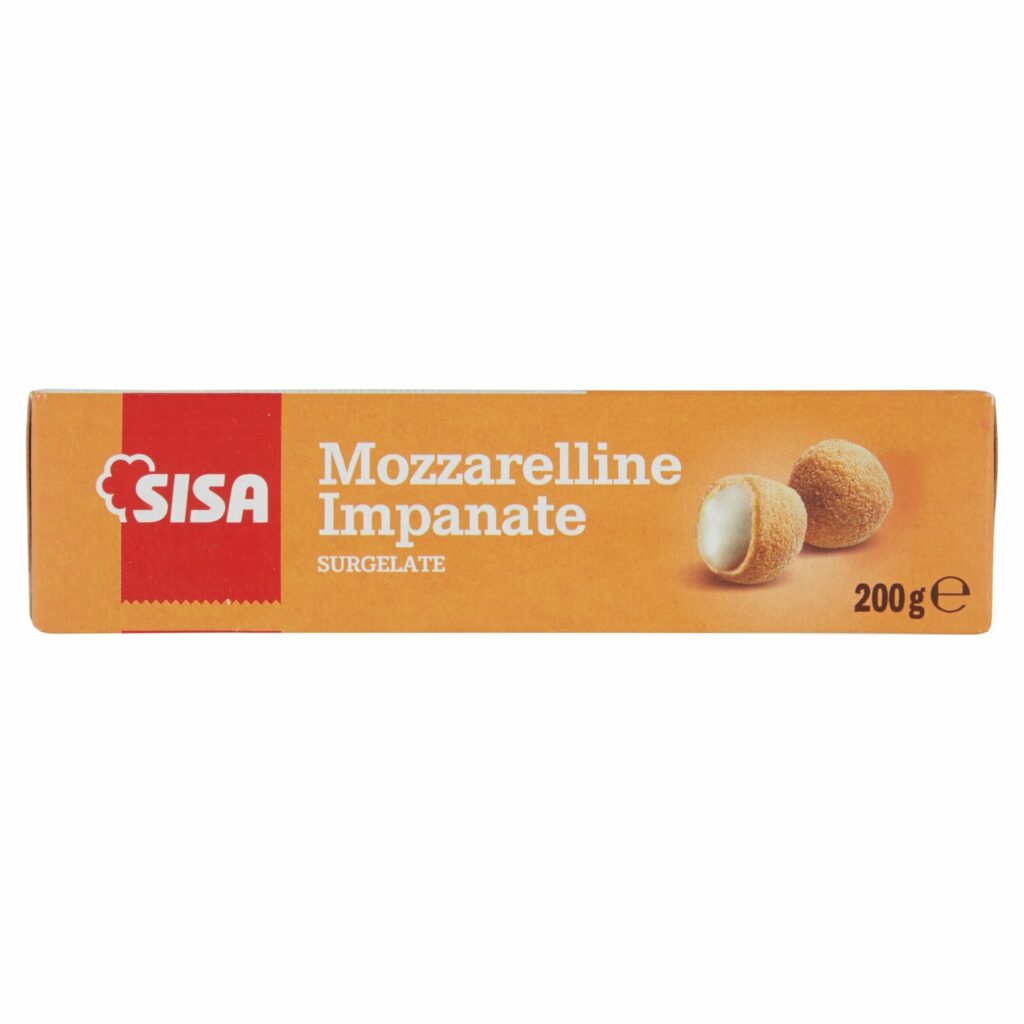 Sisa Mozzarelline Impanate	 Surgelate 200 g