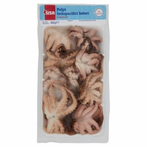 Sisa Polpi Indopacifi Interi Surgelati 450 g