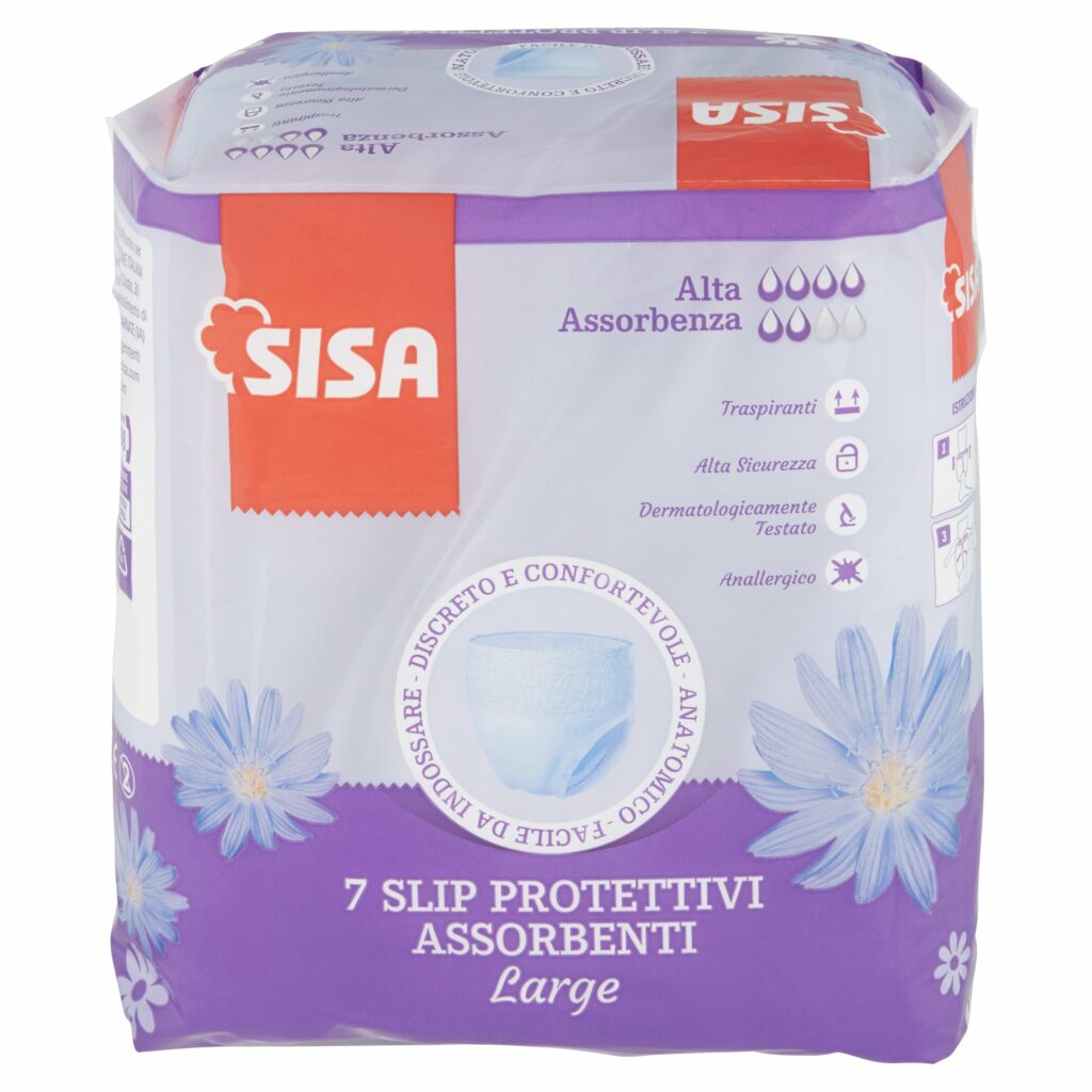 Sisa Slip Protettivi Assorbenti Large 7 pz