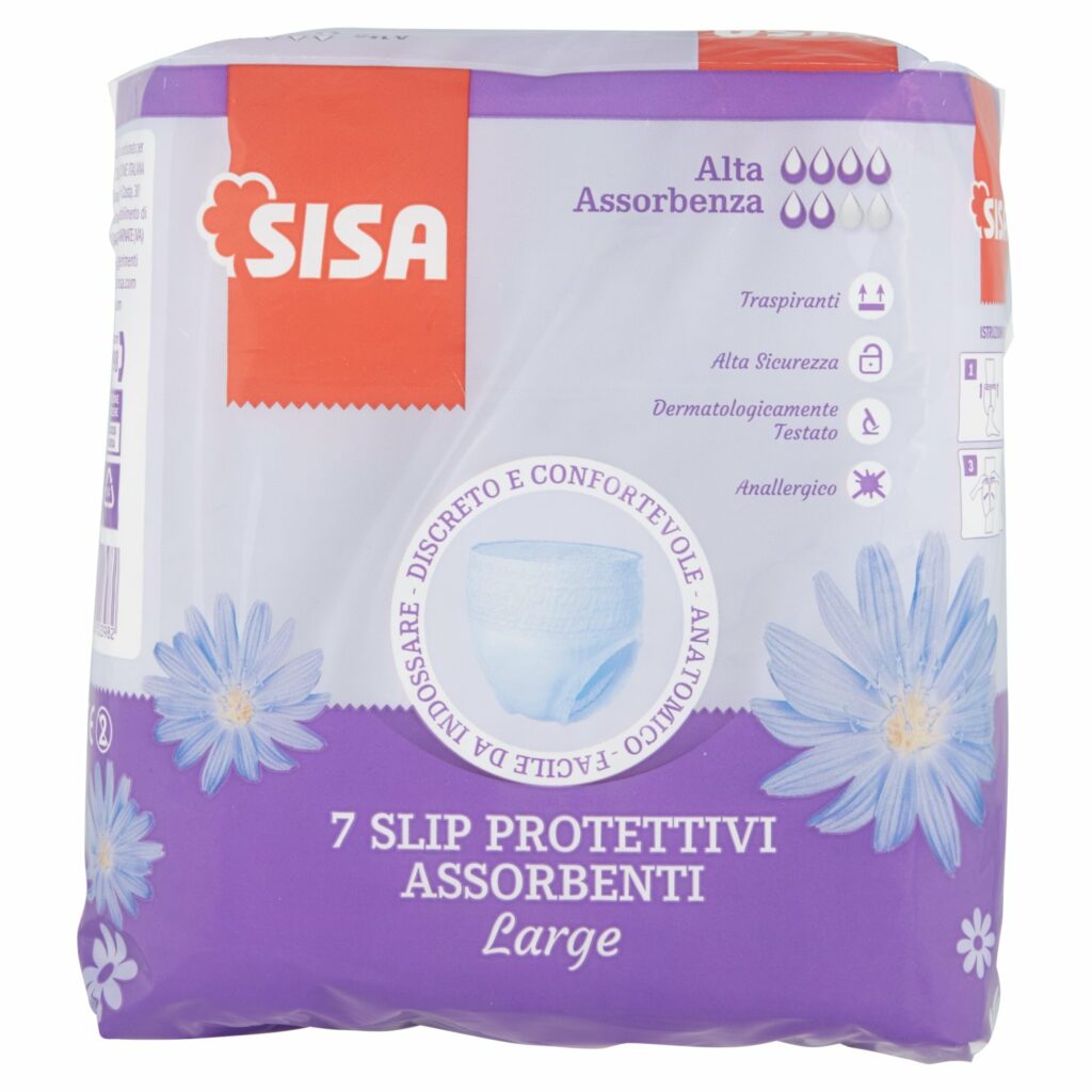 Sisa Slip Protettivi Assorbenti Large 7 pz