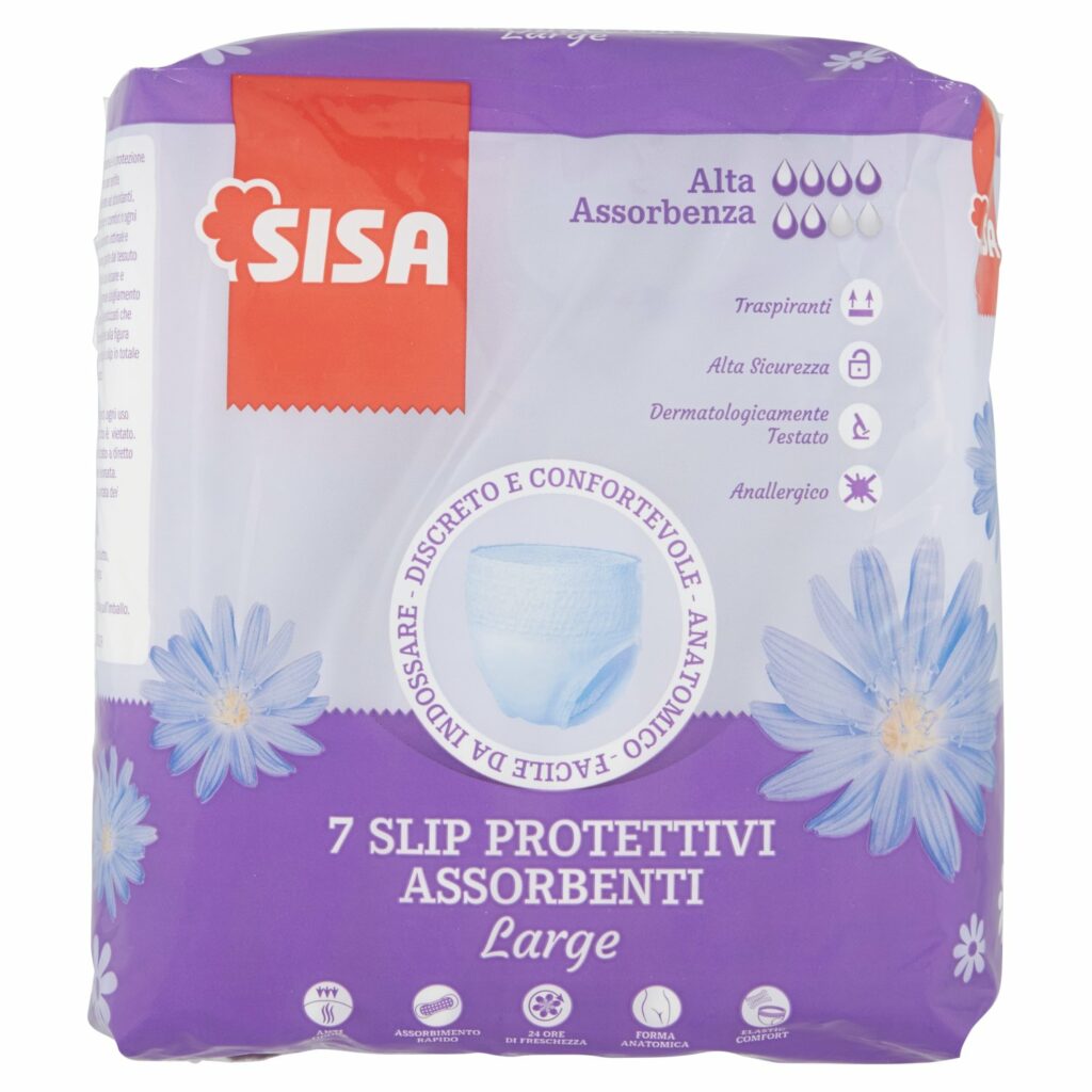 Sisa Slip Protettivi Assorbenti Large 7 pz