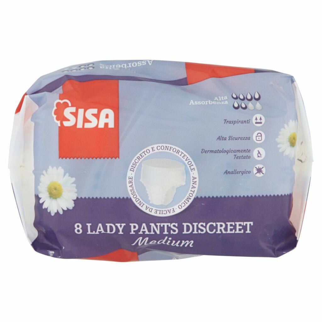 Sisa Lady Pants Discret Medium 8 pz